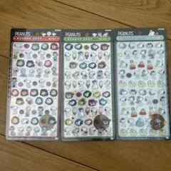 正規品　PEANUTS BONBON DROP mini シール 3種セットのサムネイル
