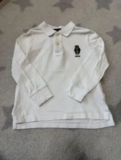 Polo Ralph Lauren ホワイトポロシャツ 3T ラルフローレン