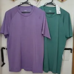 ユニクロ　ドライ　クルーネックTシャツ　2点セット