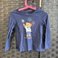 Polo Ralph Lauren ポロベア 長袖Tシャツ ネイビー女の子100のサムネイル
