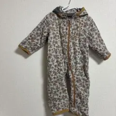 花柄 80cm アウター　つなぎ