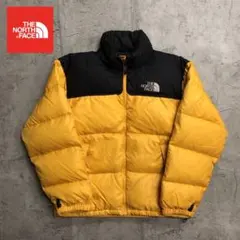 メンズM 700フィル ヌプシ　イエロー　ザノースフェイス　ダウンジャケット