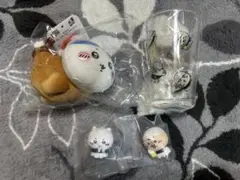 ちいかわ ぬいぐるみ マスコット グラス セットのサムネイル