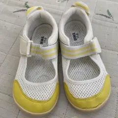 IFME メッシュシューズ 17.0cm ホワイト/イエロー