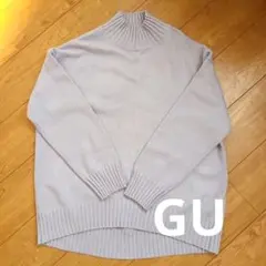 パープル ニット