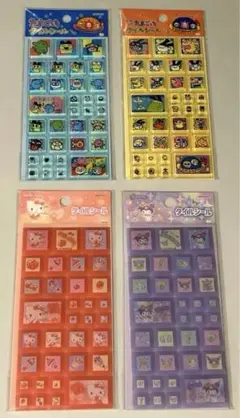 【新品未開封】 正規品 セブン限定 タイルシール 4種類セット