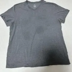 【大きいサイズ2XL】George Vネック Tシャツ グレー 柔らか綿混素材のサムネイル