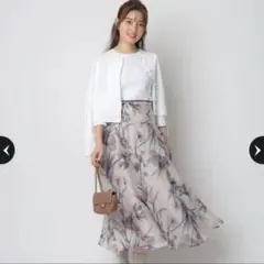 新品　アプワイザーリッシェ　クリアカラー大花スカート 2