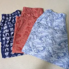 140 ステテコ　3枚セット　　どうぶつの森　マリオ　ポケモン