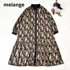 MICALLE MICALLE 花柄 ロング ティアードワンピース 美品 - メルカリ