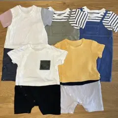 GU ジーユー 80cm ロンパース・カバーオール