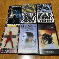 VHS ビデオテープ BOOWY 全4巻 BOOWYビデオ まとめ - メルカリ