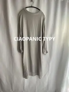 CIAOPANIC TYPY リブ袖　ワンピース　グレーのサムネイル