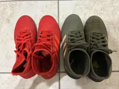 adidas サッカースパイク 2足セット