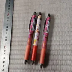 カラフルデザイン ボールペン 3本セット