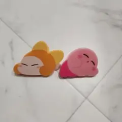 カービィ ワドルディ キャラクターグッズ　クリップ　2個セット