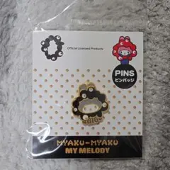 サンリオ ミャクミャク 黒 ピンバッジ マイメロディ