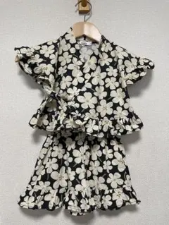 pairmanon フリルガールズ甚平 90cm