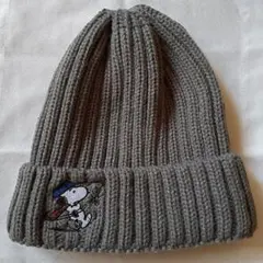 ニット帽　スヌーピー　野球