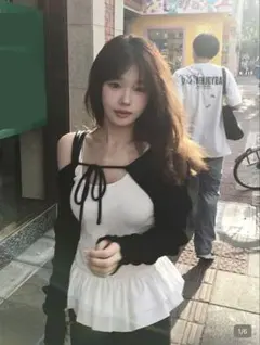 SHEIN カーディガン ブラック Sのサムネイル