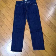 値下げBACK NUMBER ダークブルー ストレートデニム