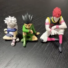 HUNTER×HUNTER すわらせ隊りある ゴン キルア ヒソカ　3体セット