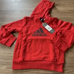 adidas 赤 フード付きパーカー 120