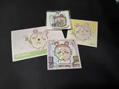 ちいかわ　かにちゃん　キーホルダー1点　シール3枚セット