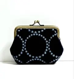 ミナペルホネンtambourineタンバリンdop がま口ポーチ