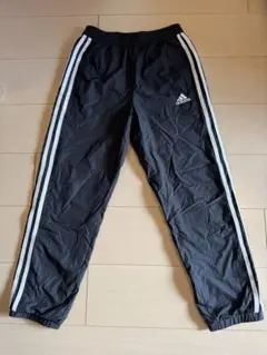 adidas CLIMASTORM ブラックジャージパンツ