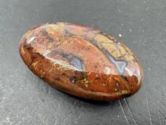 M6468 天然石　帯留め　ヴィンテージ アクセサリー