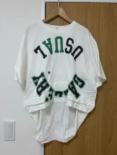1% ロゴプリント 半袖Tシャツ ホワイトのサムネイル