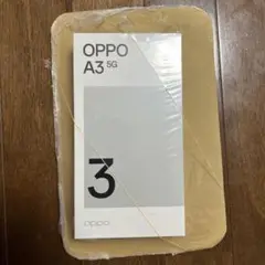 シュリンクあり　OPPO A3 5G 本体