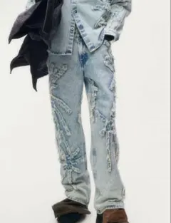 【最安値 セットアップ】H&M グレンマーティンス デニムジャケット パンツ