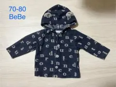 BeBe フード付きアウター 70-80