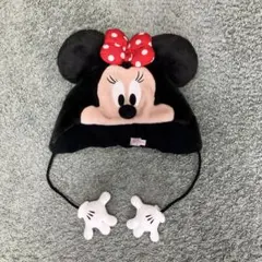 ディズニー ミニー 被り物 ファンキャップ 黒 希少 - メルカリ