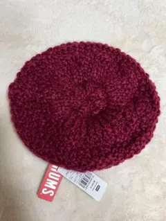 CHUMS チャムス　ニット　ベレー帽　新品未使用　ボルドー　赤