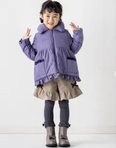 BeBe べべ タフタリボンポケット中綿コート ダウンコート 110