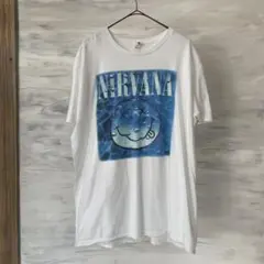 NIRVANA ニルヴァーナ Tシャツ ホワイト XL 古着 バンド ロックのサムネイル