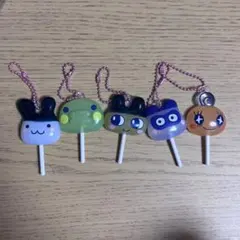 たまごっち　カラフルキャンディチャーム　5点