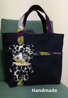 コヤンイサムチョンのファブリック✕デニム トートバッグ