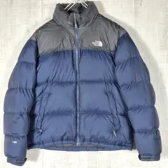 希少カラー✨️90s ノースフェイス ヌプシ ダウンジャケット 700フィル紺M