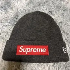 Supreme ニット帽 グレー World Famous