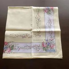 WEDGWOOD 花柄ハンカチ
