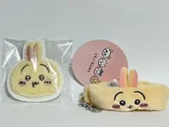 ちいかわ うさぎ サガラバッジ リストバンドキーホルダー 2点セット