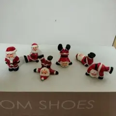 サンタクロースフィギュア 6体セット