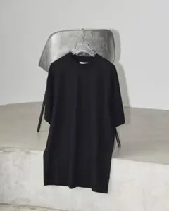 トゥデイフル コットンシルクユースフルハーフスリーブTシャツ ブラックのサムネイル