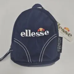 ellesse ネイビー ミニバックパック コインケース