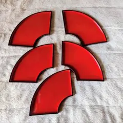 合成漆器 山桜 銘々皿 5枚セット