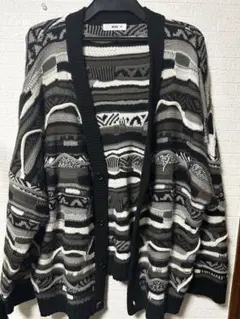 WEGO カーディガン Mサイズ ブラック グレー